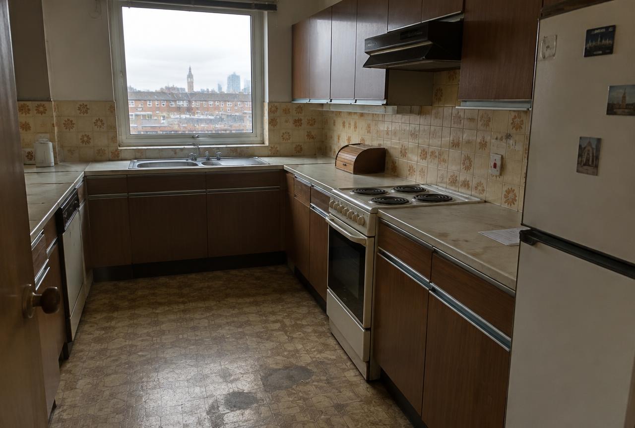 Residential refurbishment before